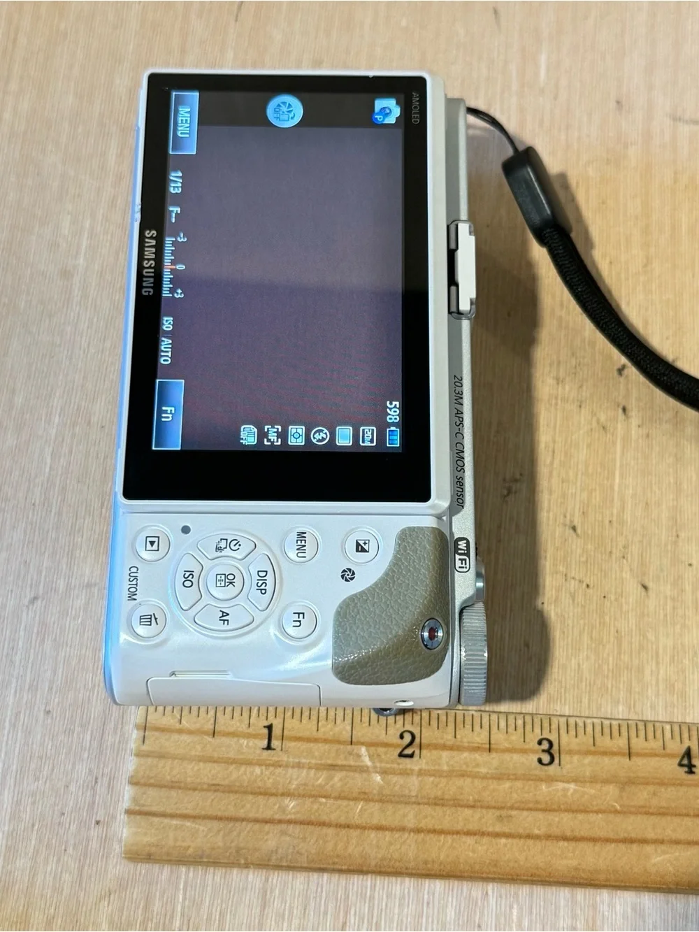 Samsung NX300 Mirrorless Digital Camera White Body Only Tested Working Read Info